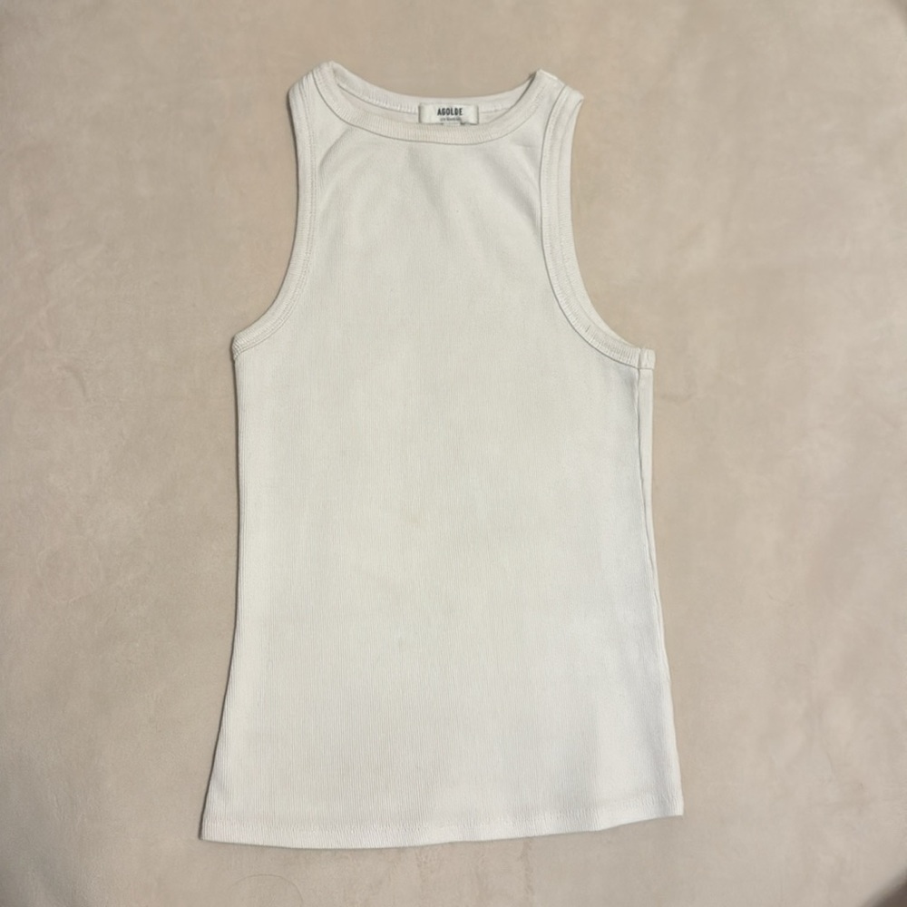 Agolde White Tank